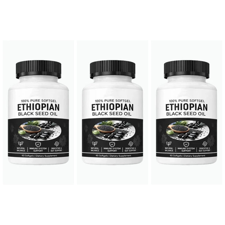 Ethiopian Black Seed Oil Capsules – 60 Softgels