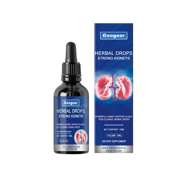 Herbal Kidney Support Drops, Powerful Uric Acid Cleanse Detox Liquid Drops, Strengthen Kidney Function, 15ml Dietary Supplement