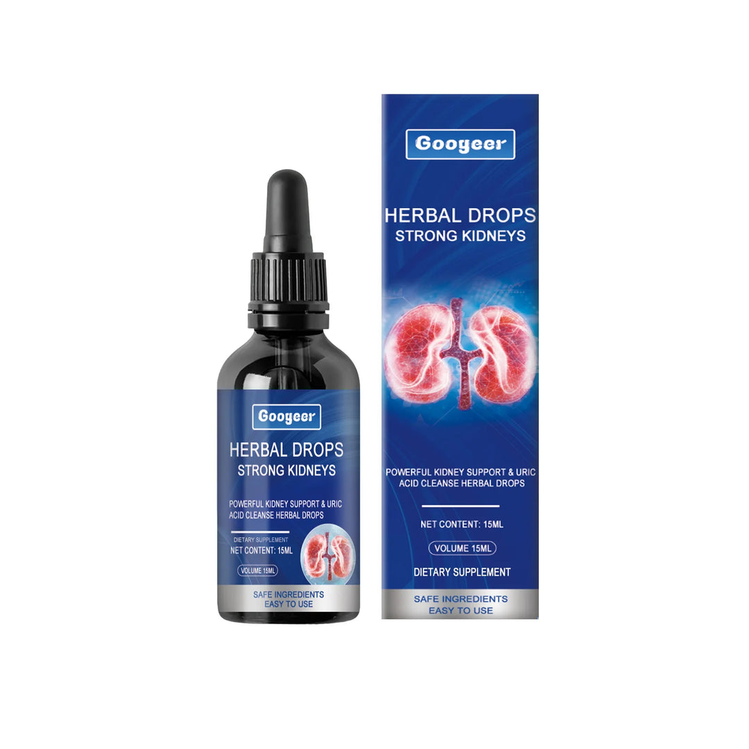 Herbal Kidney Support Drops, Powerful Uric Acid Cleanse Detox Liquid Drops, Strengthen Kidney Function, 15ml Dietary Supplement