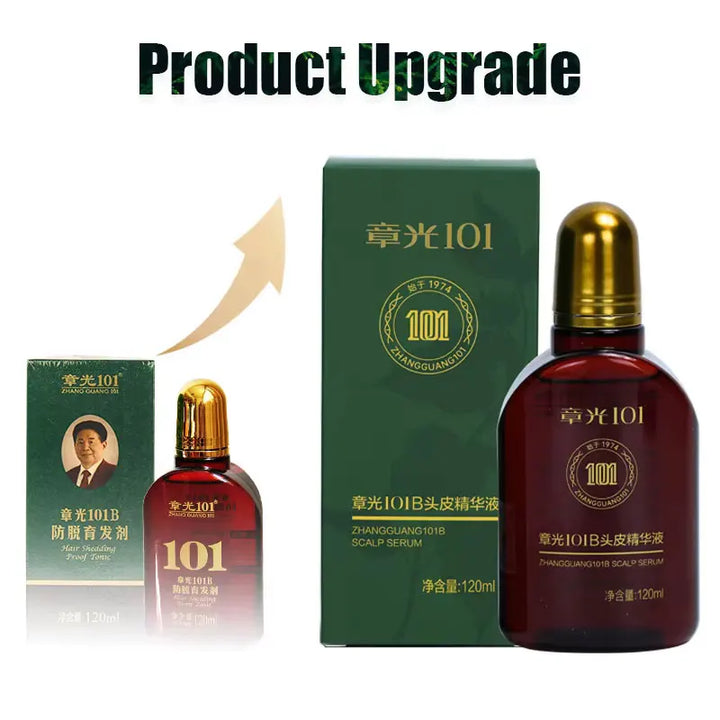 Hair Tonic Zhangguang 101B 101M 120ML Powerful Chinese Medicine Therapy Anti Hair Loss Treatment Essence 100% original