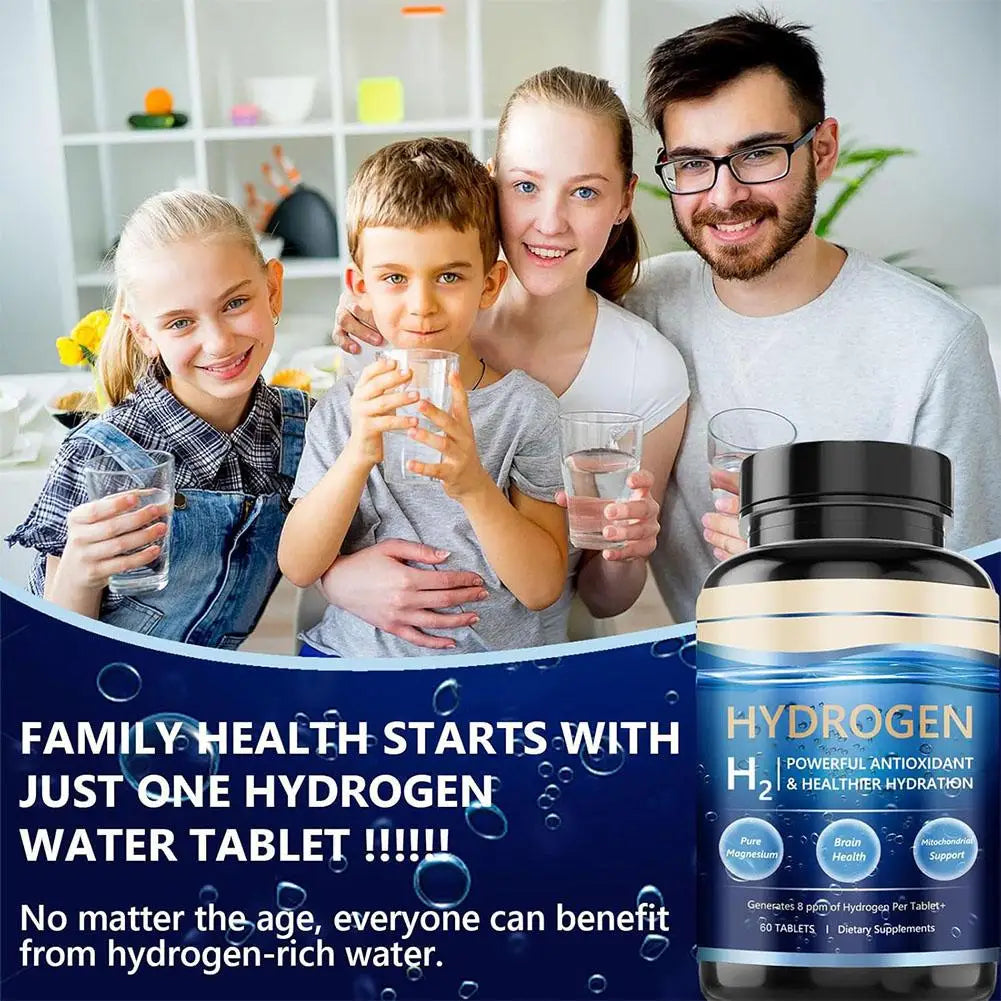 Hydrogen Water Tablets – Dissolvable Mineral &amp; Hydration Support
