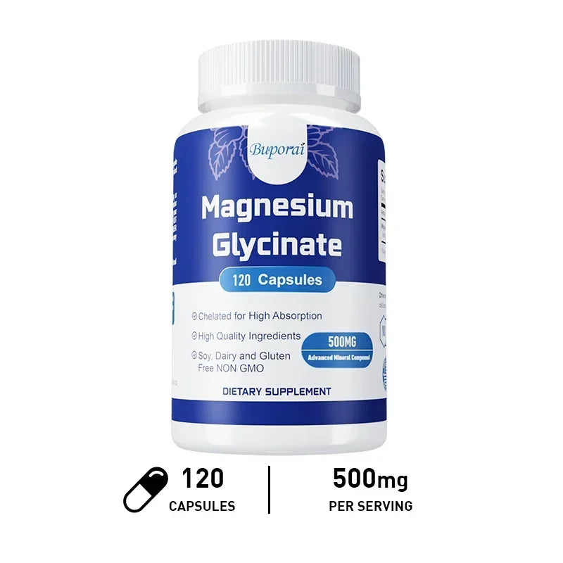 Magnesium Glycinate – Nerve, Muscle &amp; Sleep Support