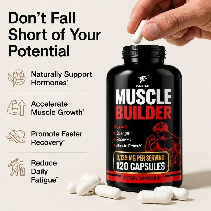Muscle Builder Sports Capsules – Strength &amp; Recovery Support