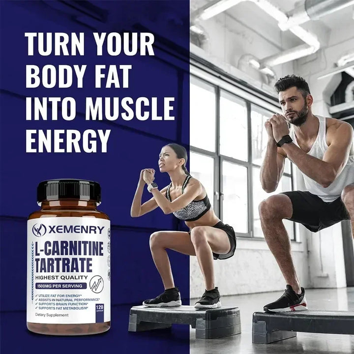 L-Carnitine Capsules – Energy, Focus &amp; Metabolism Support