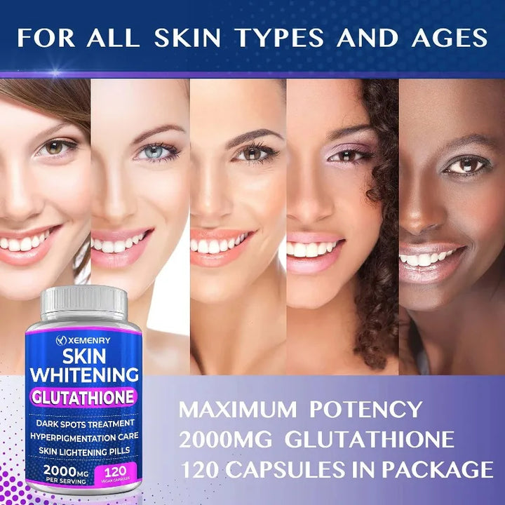 Glutathione Skin Support Capsules – 120 Count