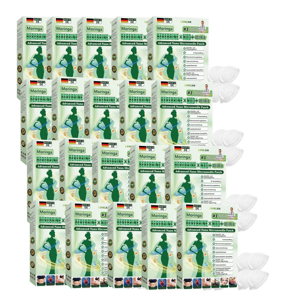 Moringa Berberine NAD+ Microneedle Patch – Weight Management