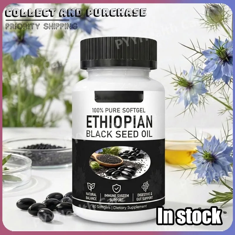 Ethiopian Black Seed Oil Capsules – 60 Softgels