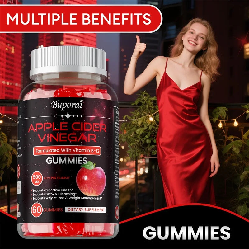 Apple Cider Vinegar Gummies – Digestive &amp; Weight Management Support