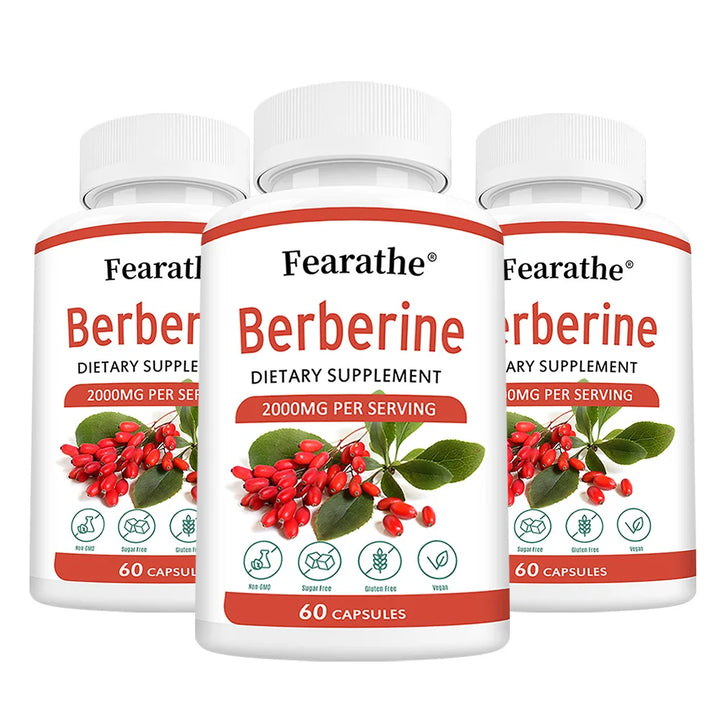 Berberine HCl 2000mg Capsules – Metabolic &amp; Wellness Support