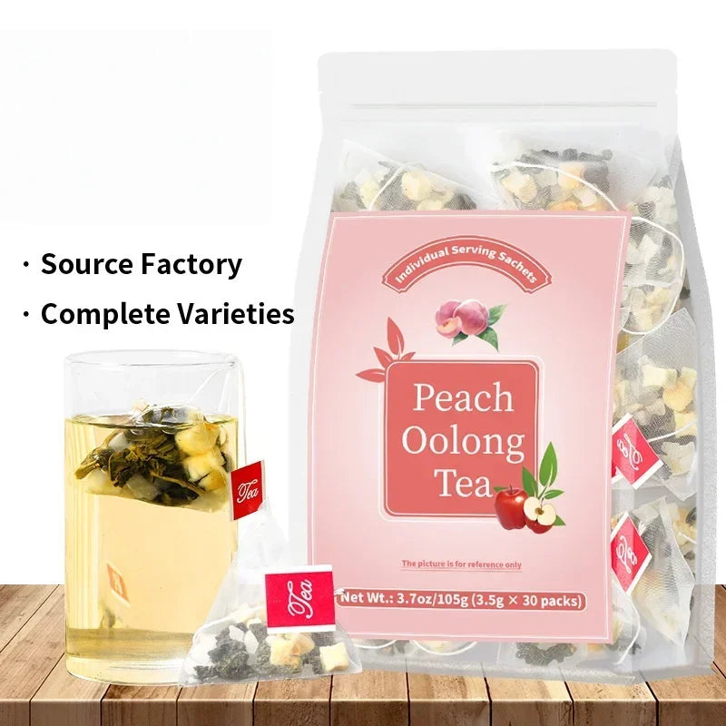 Peach Oolong Herbal Tea – Digestive &amp; Relaxation Support