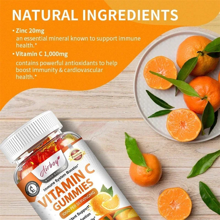 Vitamin C Gummies – Immune, Skin &amp; Antioxidant Support