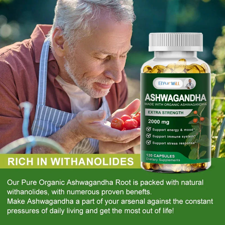 KSM-66 Ashwagandha 2000mg – Stress &amp; Mood Support