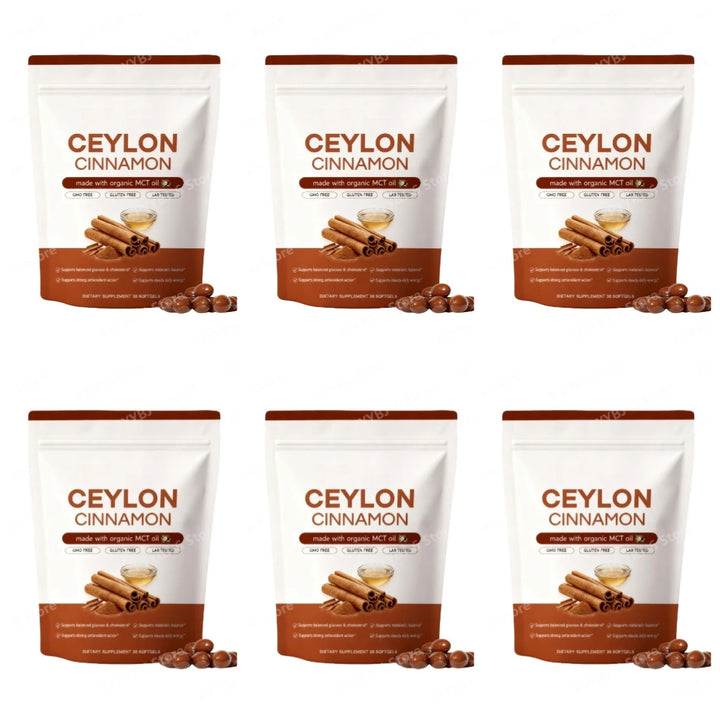 Ceylon Cinnamon Softgels with MCT Oil – Digestive &amp; Antioxidant Support