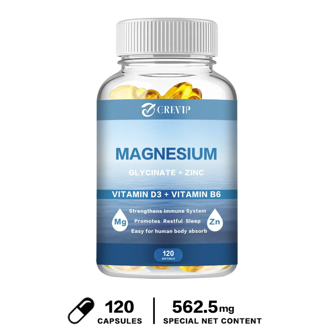 Magnesium Glycinate 500mg with Zinc, D3 &amp; B6