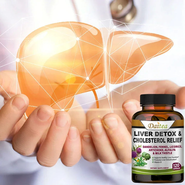 Vitamin B Silymarin &amp; Dandelion Root Liver Health Support, Antioxidant Support, Detoxification, Cleansing, Immunity, Men &amp; Women