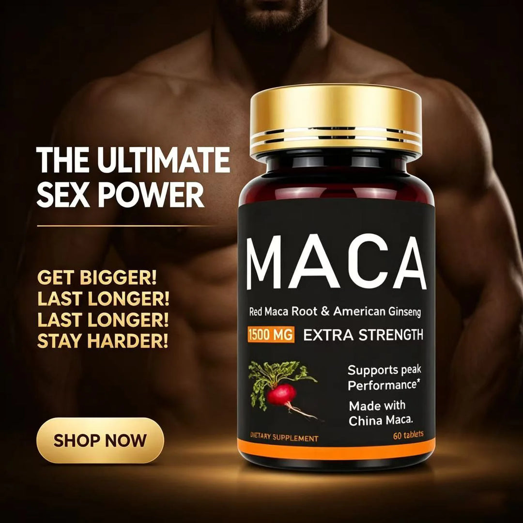 Premium Oyster, Maca &amp; Ginseng Formula，Natural Male Performance Support | Male Enhancing for Stamina, Endurance &amp; Muscle Growt