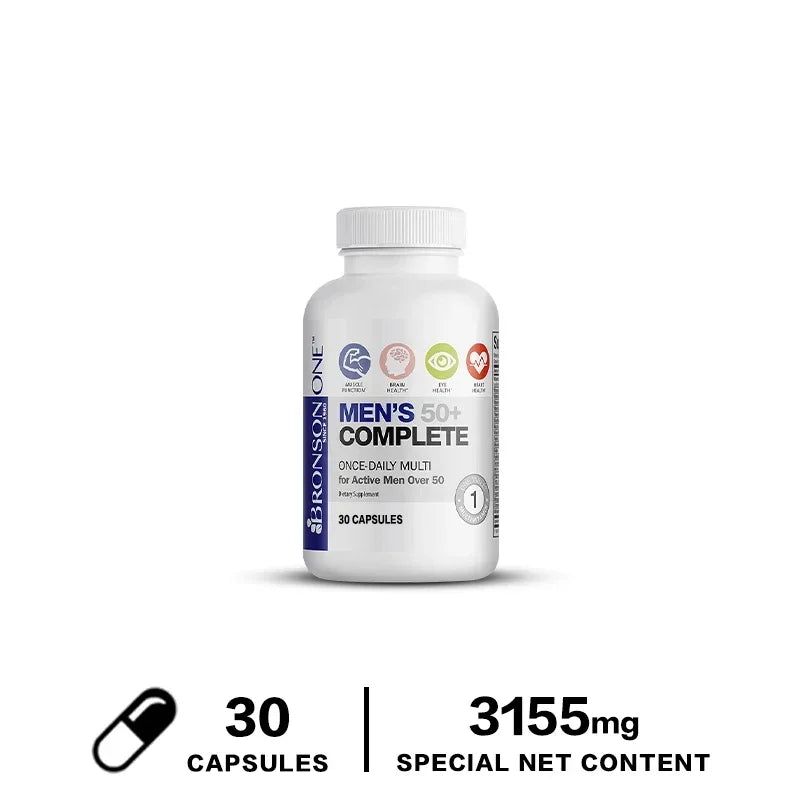Men’s 50+ Multivitamin &amp; Multimineral – 120 Capsules