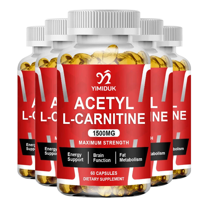 Acetyl L-Carnitine Capsules – Energy, Focus &amp; Metabolism Support