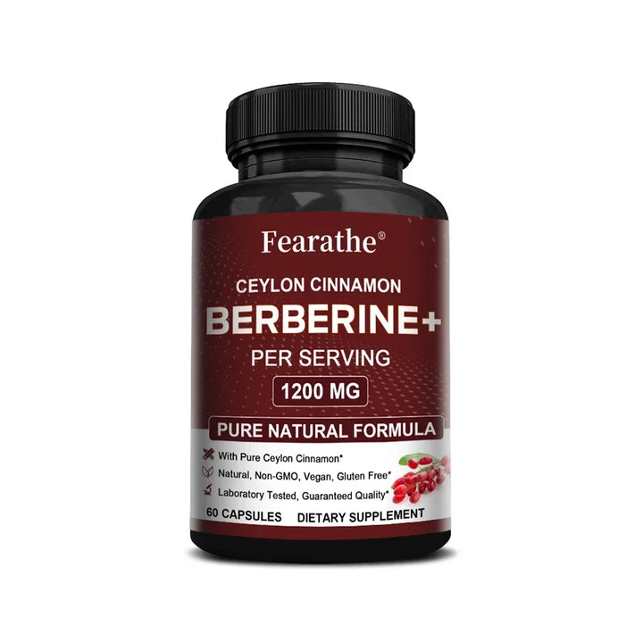 Berberine HCI &amp; Ceylon Cinnamon Capsules, Support Cardiovascular, Gastrointestinal, Liver, Immune Health &amp; Metabolic Balance