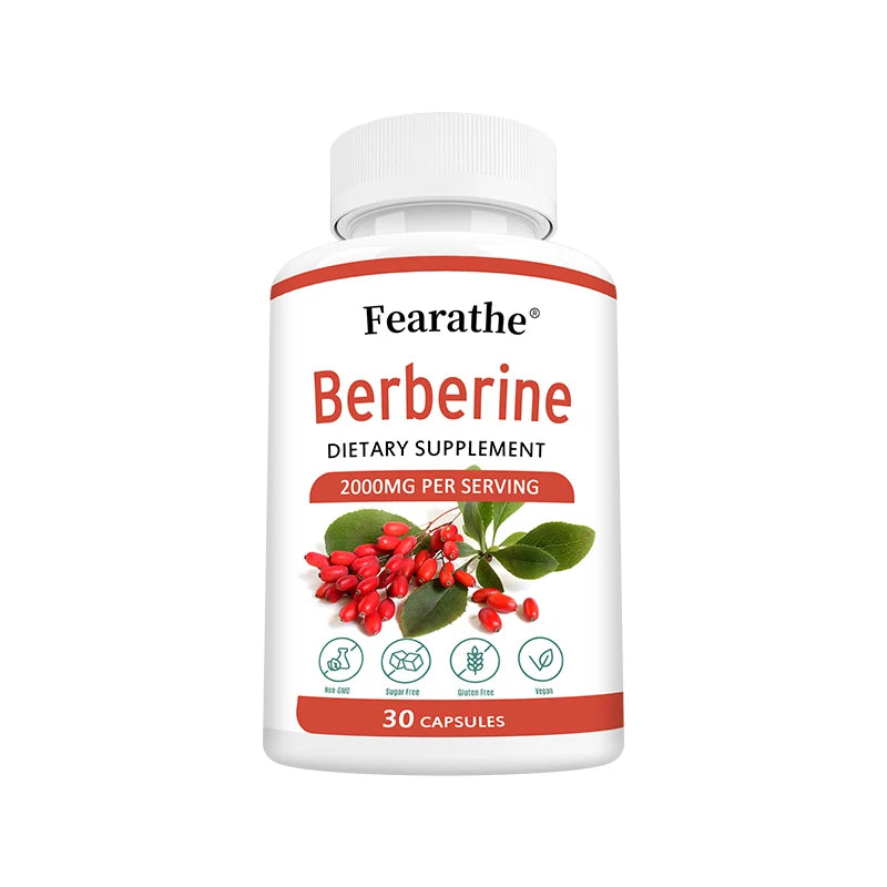 Berberine HCl 2000mg Capsules – Metabolic &amp; Wellness Support
