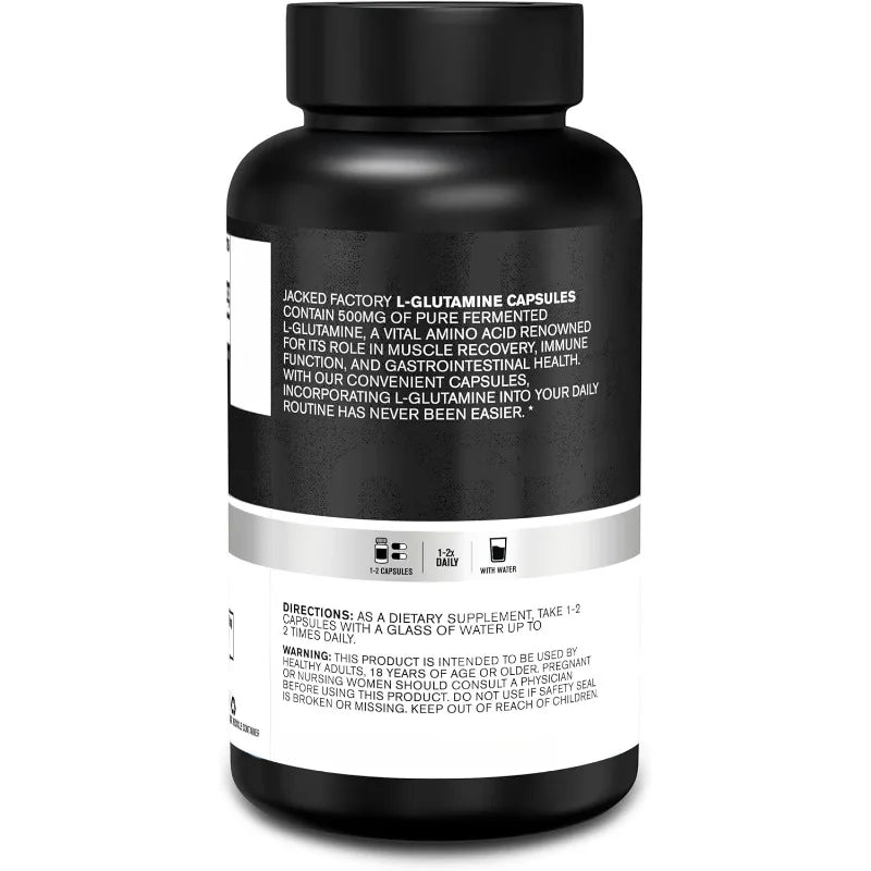 L-Glutamine Capsules – Muscle Recovery &amp; Digestive Support