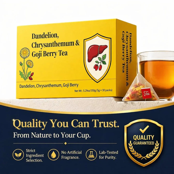 Eye Care Herbal Tea – Dandelion, Chrysanthemum &amp; Goji Berry