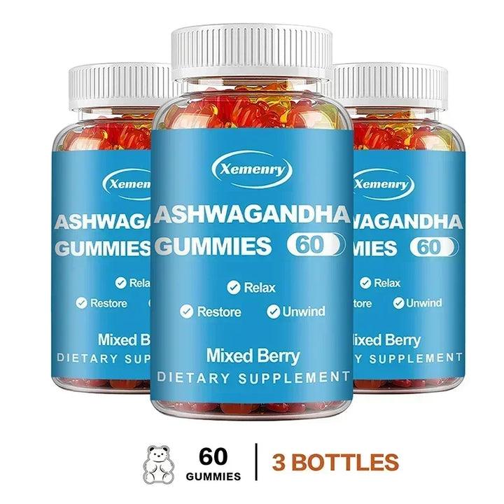 Ashwagandha Gummies – Stress, Sleep &amp; Energy Support