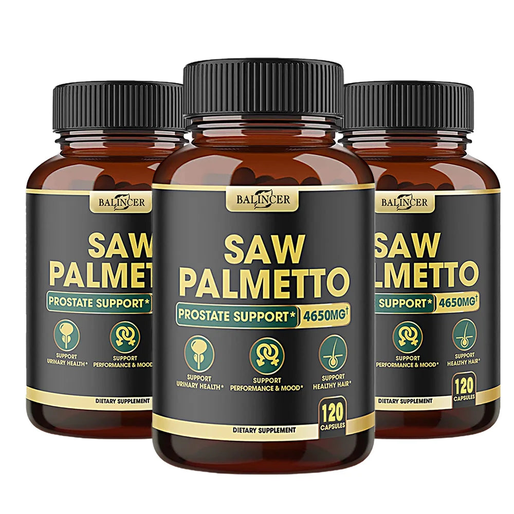 Saw Palmetto Capsules – Prostate &amp; Men’s Wellness Support