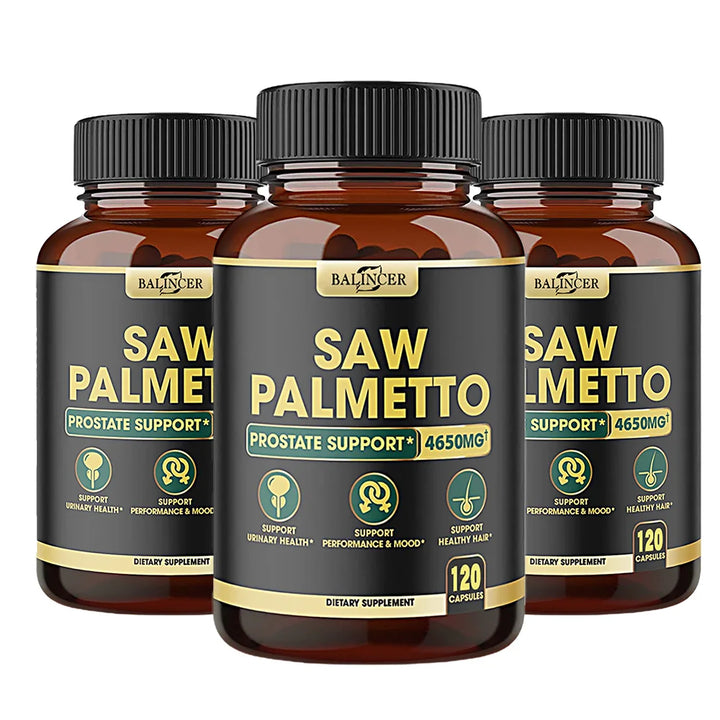 Saw Palmetto Capsules – Prostate &amp; Men’s Wellness Support