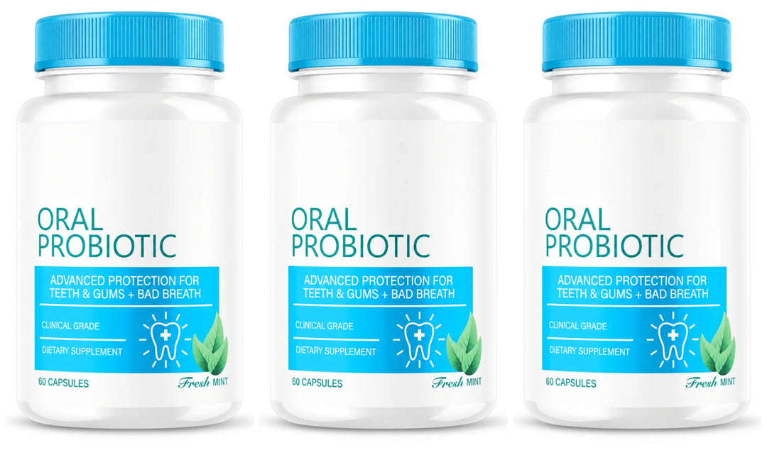 Oral Probiotic Capsules – Fresh Breath, Teeth &amp; Gum Support