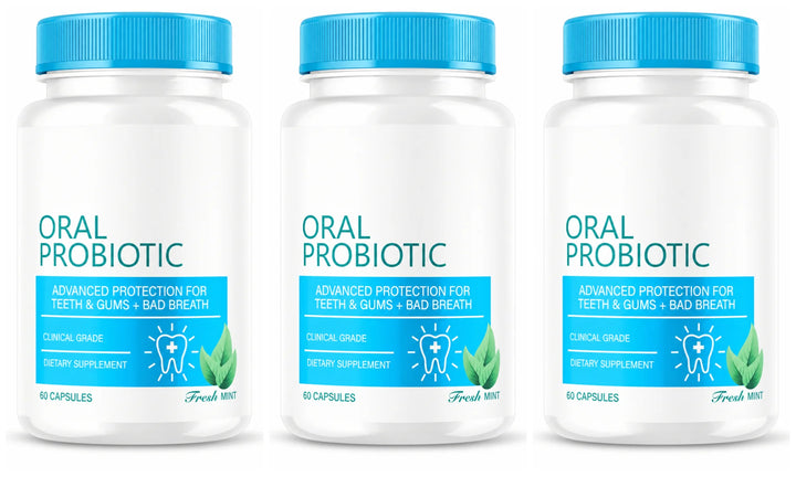 Oral Probiotic Capsules – Fresh Breath, Teeth &amp; Gum Support
