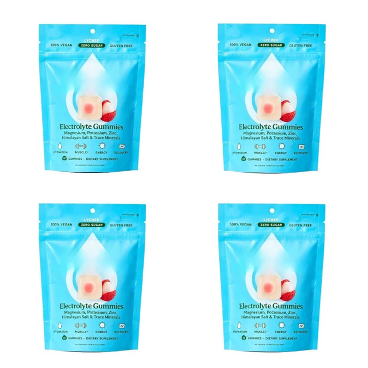 Electrolyte Gummies – Vegan, Zero Sugar, Magnesium, Potassium &amp; Vitamin C, 42 Count