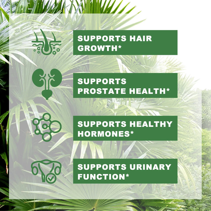 Saw Palmetto Supplement – Prostate &amp; Hair Support