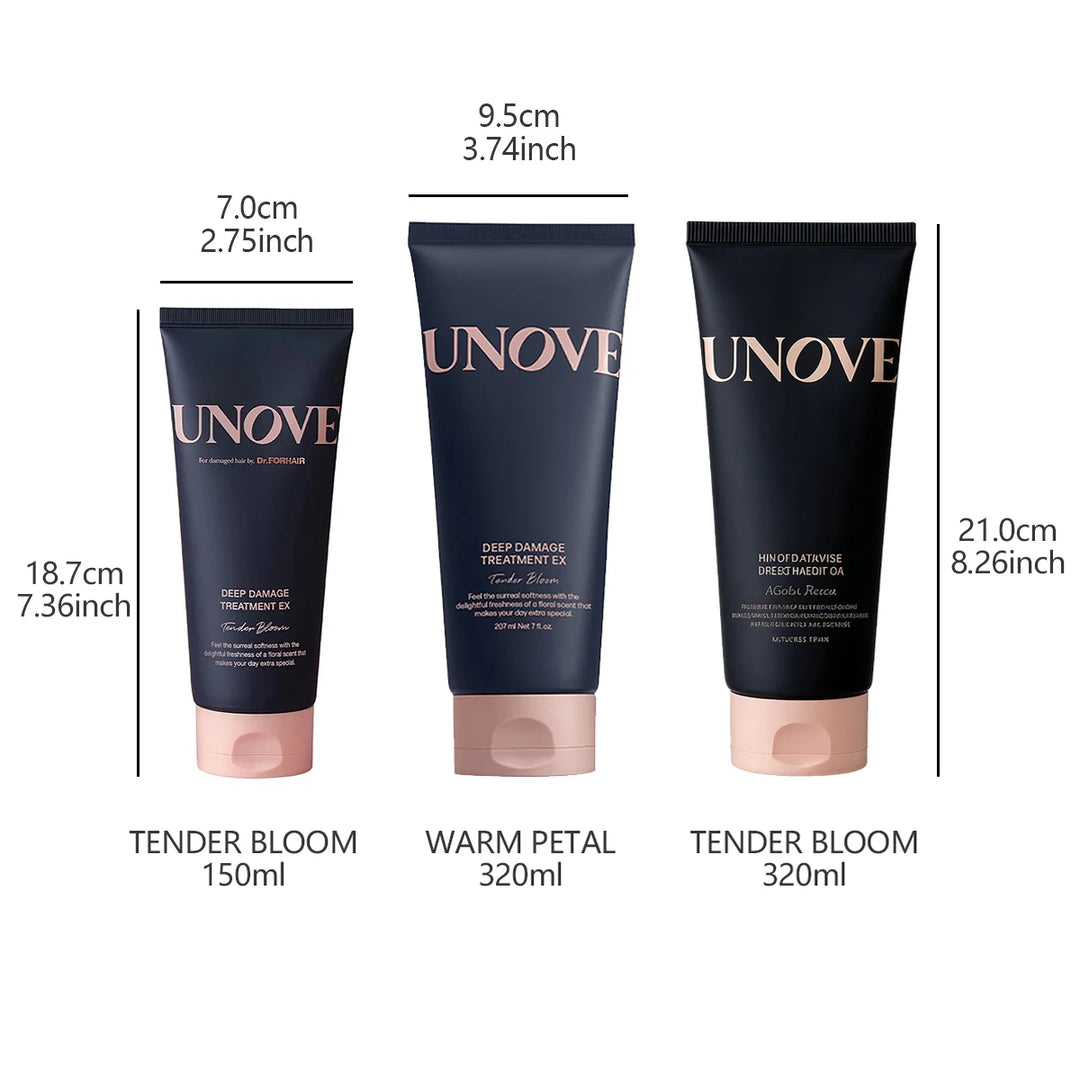 UNOVE DEEP DAMAGE TREATMENT EX,Damaged Hair Care &amp; Hair Strength Support,Long-Lasting Nourishment,Korean Skincare,Korean Makeup