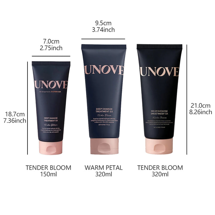 UNOVE DEEP DAMAGE TREATMENT EX,Damaged Hair Care &amp; Hair Strength Support,Long-Lasting Nourishment,Korean Skincare,Korean Makeup