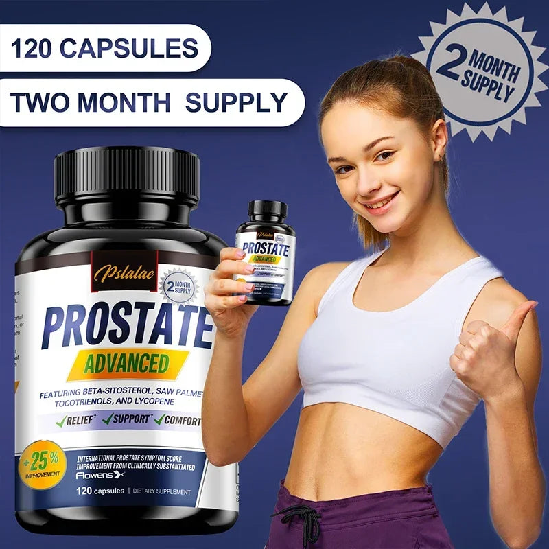 Prostate Supplement - Relieve Bladder &amp; Urination Problems, Improves Immunity, Supports Prostate and Urinary Tract Health