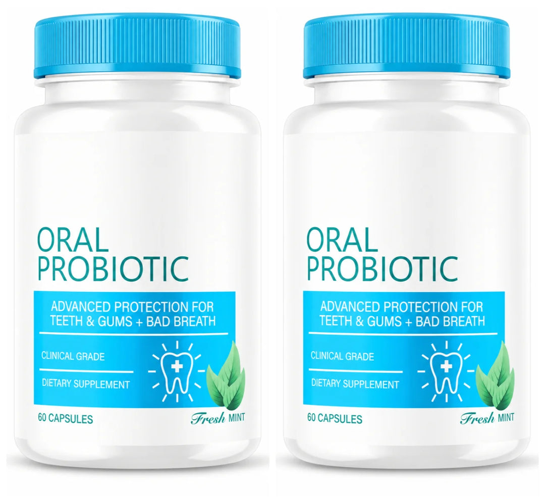 Oral Probiotic Capsules – Fresh Breath, Teeth &amp; Gum Support