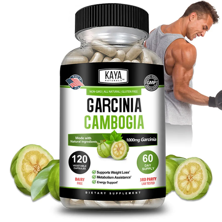 Garcinia Cambogia Capsules, Supports Weight Management, Appetite Control, Energy Metabolism Supplement, Non-GMO