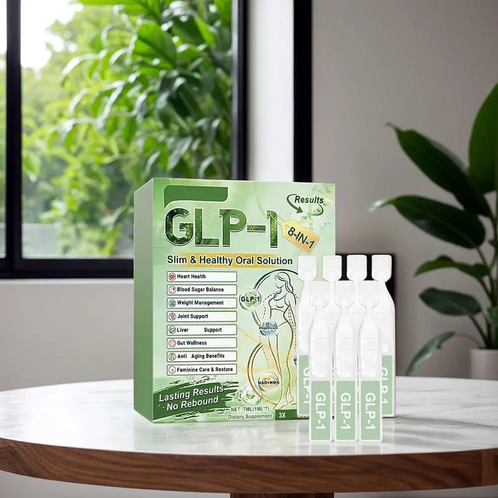 8in1 GLP-1 Body Care Drops Support Intestinal Health Balance Metabolism Blood Sugar And Promote Digestion And Body Shaping