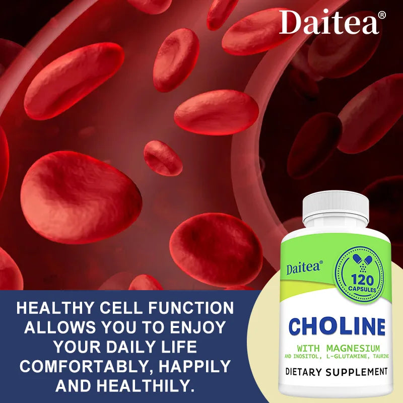 Choline Capsules – Brain, Memory, Liver &amp; Metabolism Support