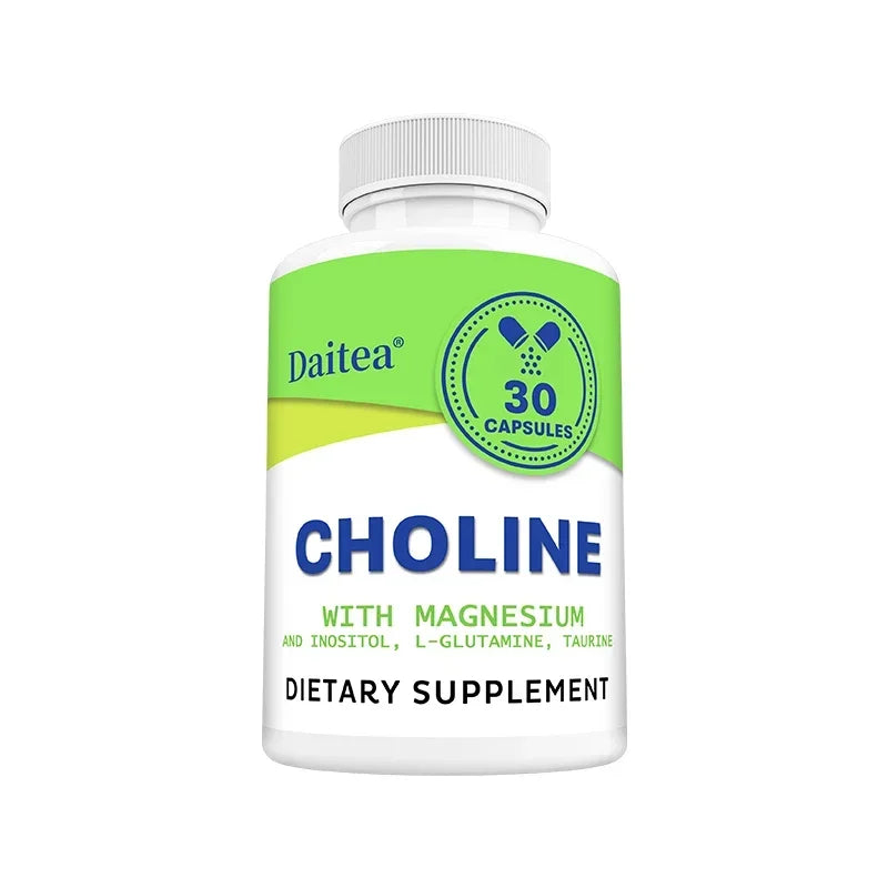 Choline Capsules – Brain, Memory, Liver &amp; Metabolism Support