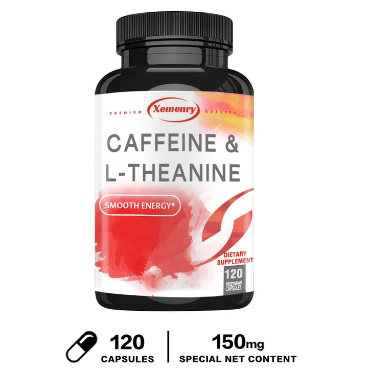 Caffeine 50mg + L-Theanine 100mg Capsules