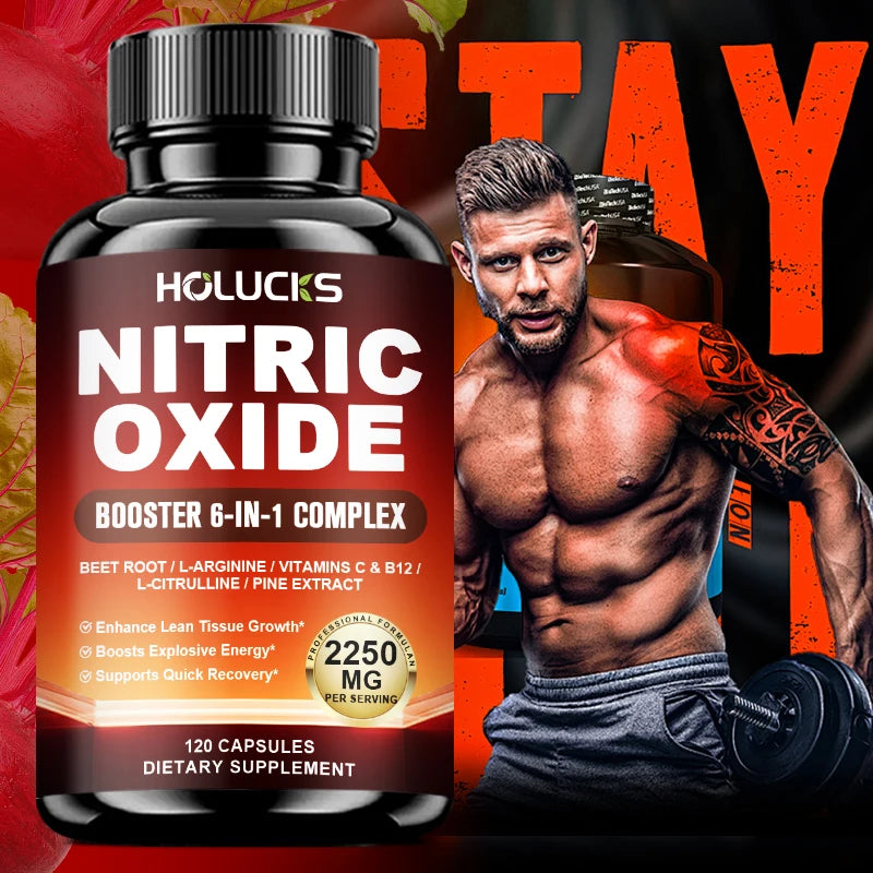 Nitric Oxide Pre-Workout Booster – Energy &amp; Endurance