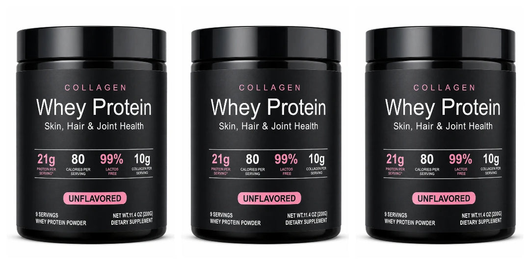 Collagen Whey Protein Powder – Unflavored 200g
