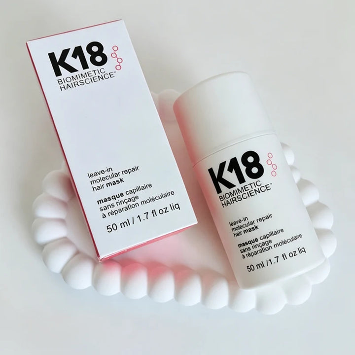 K18 Leave-In Molecular Keratin Repair Hair Mask 50ml No Rinse Formula Hydrating Repair Split End Smooth Hair for Women Hair Care