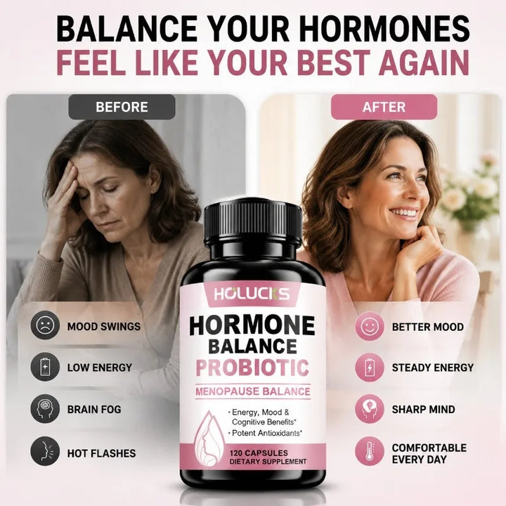 Hormone Balance Probiotic – Menopause &amp; Digestive Support