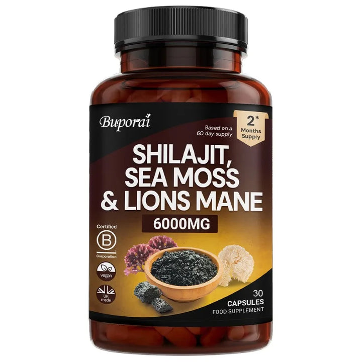 Shilajit 3-in-1 with Sea Moss &amp; Lion’s Mane