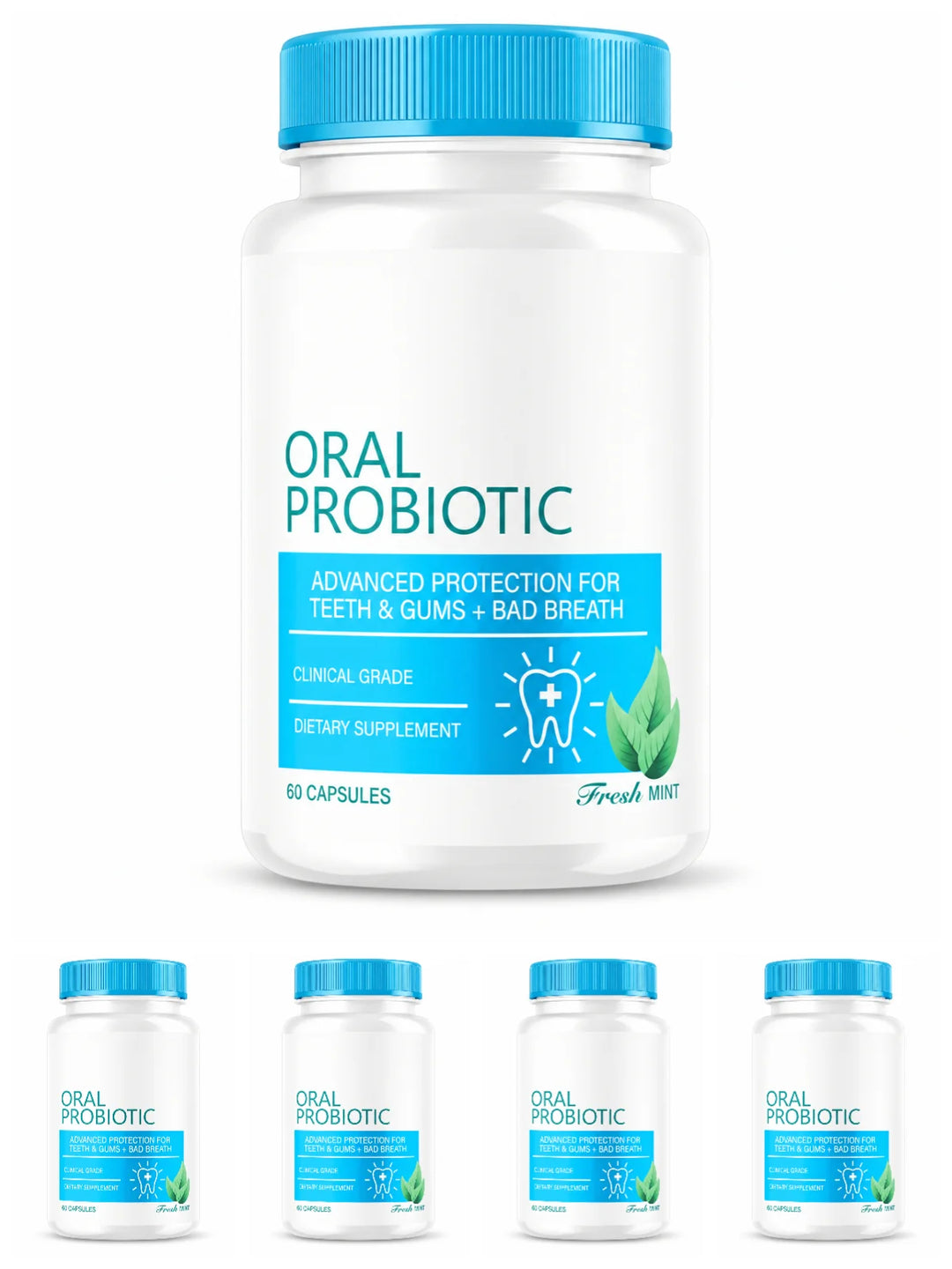 Oral Probiotic Capsules – Fresh Breath, Teeth &amp; Gum Support