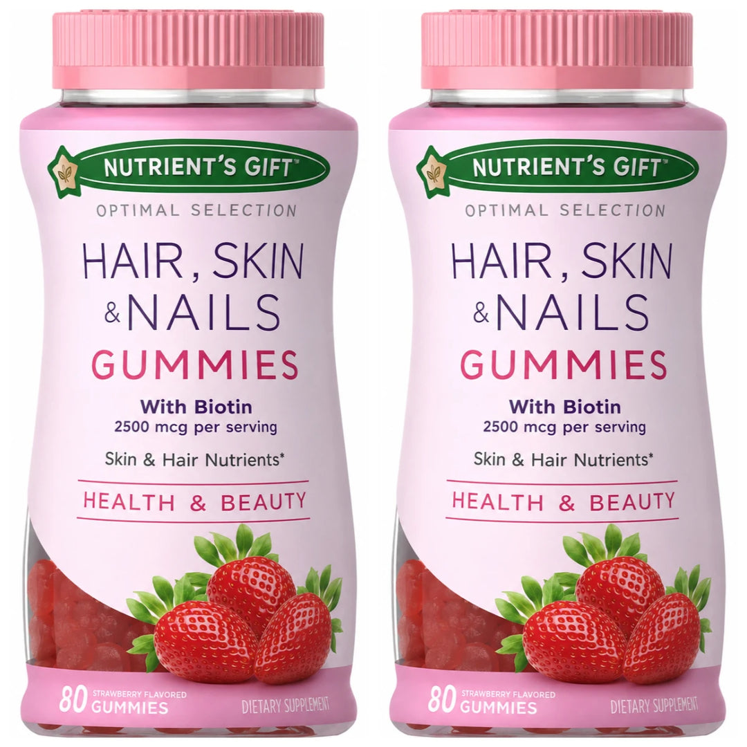 Biotin 2500mcg Gummies – Hair, Skin &amp; Collagen Support