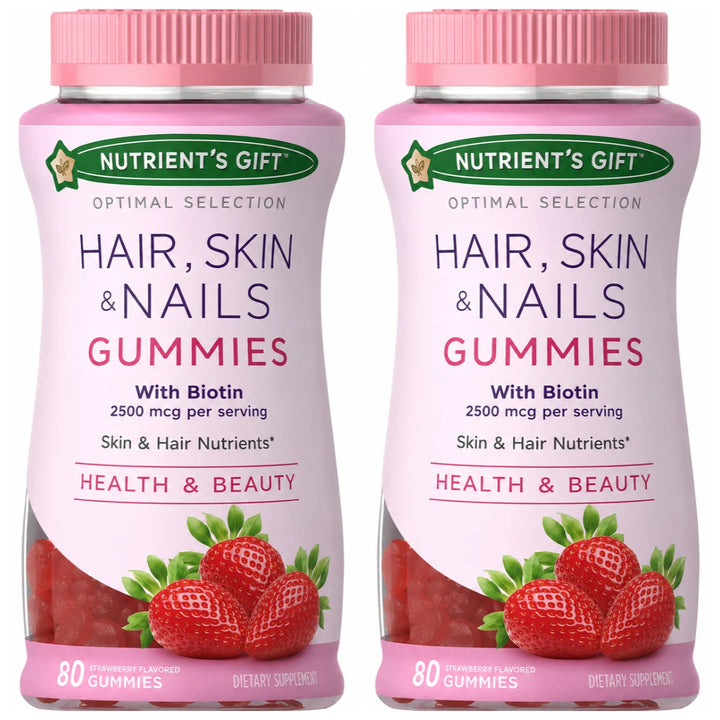 Biotin 2500mcg Gummies – Hair, Skin &amp; Collagen Support
